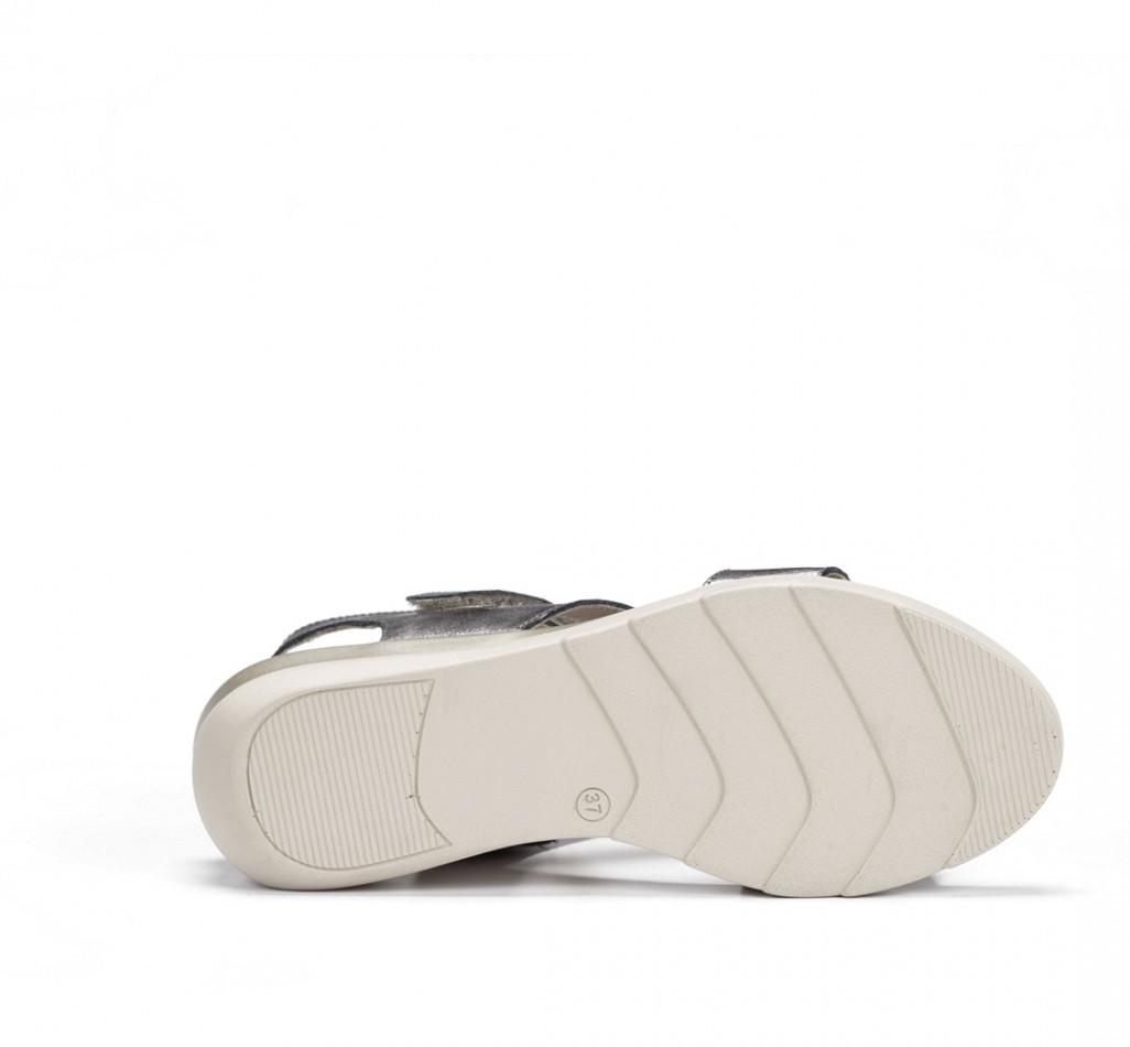 OBI F0452 Silberne Sandale