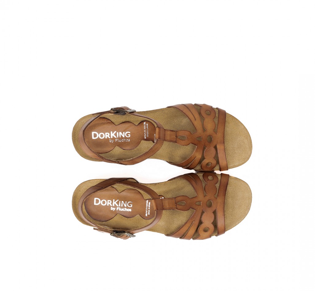 SUMMER D8158 Brauner Sandale