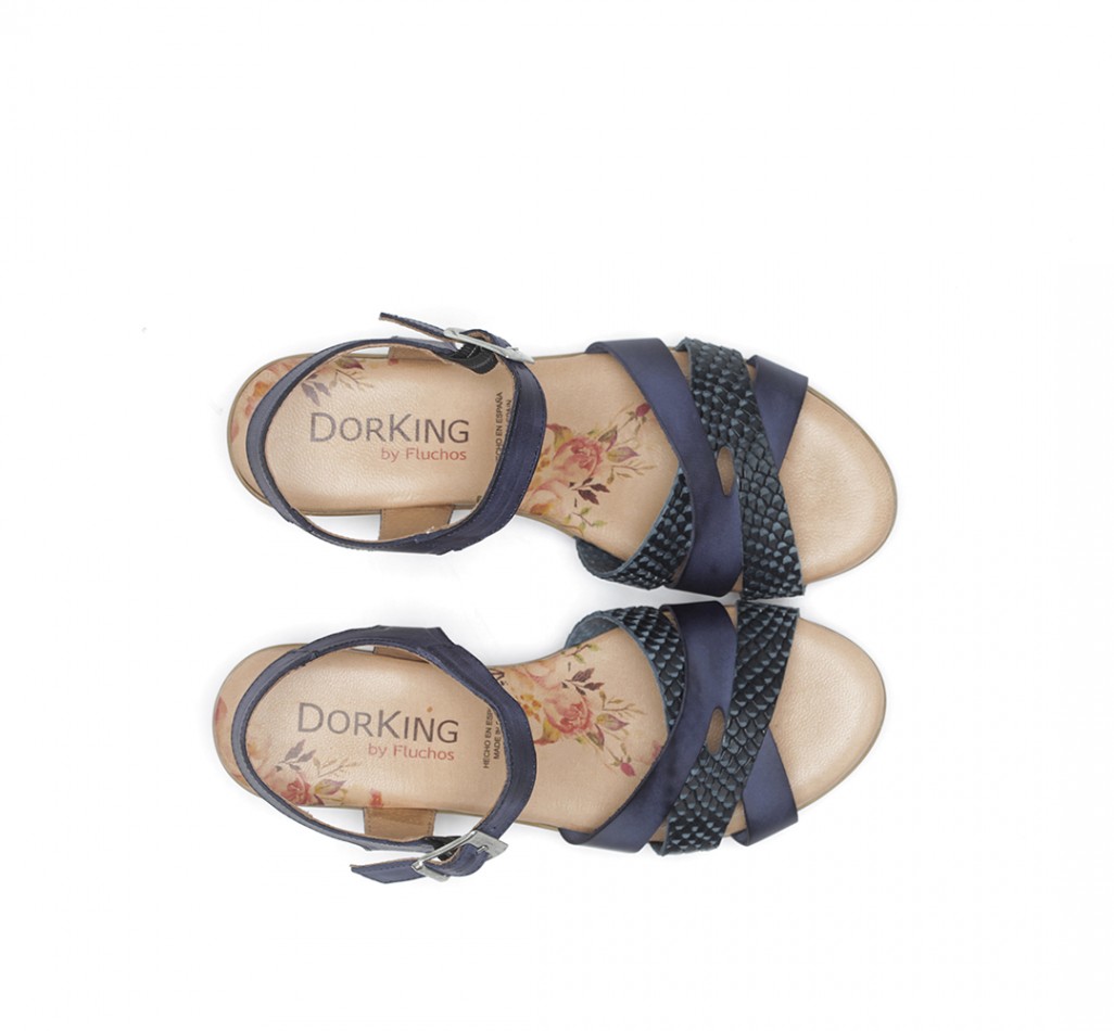 MALTA D8161 Blauer Sandale