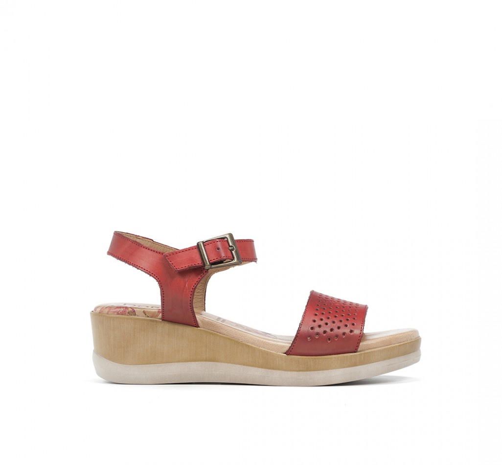MALTA D8160 Roter Sandale