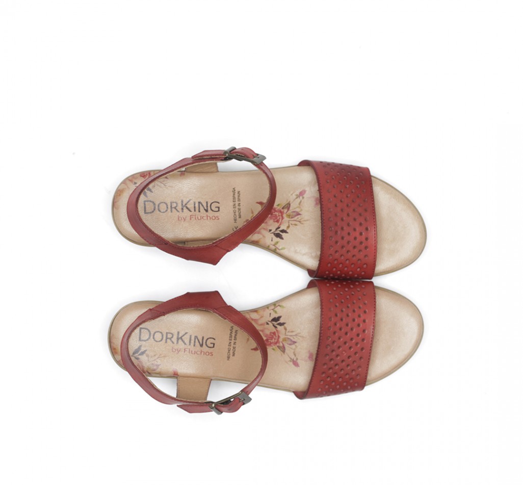 MALTA D8160 Roter Sandale