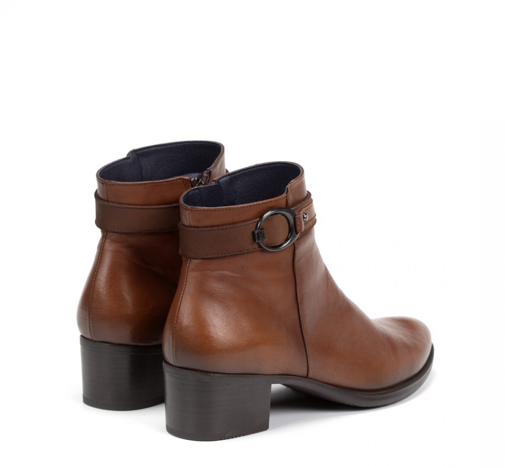 ALEGRIA D7952 Brown Ankle Boot