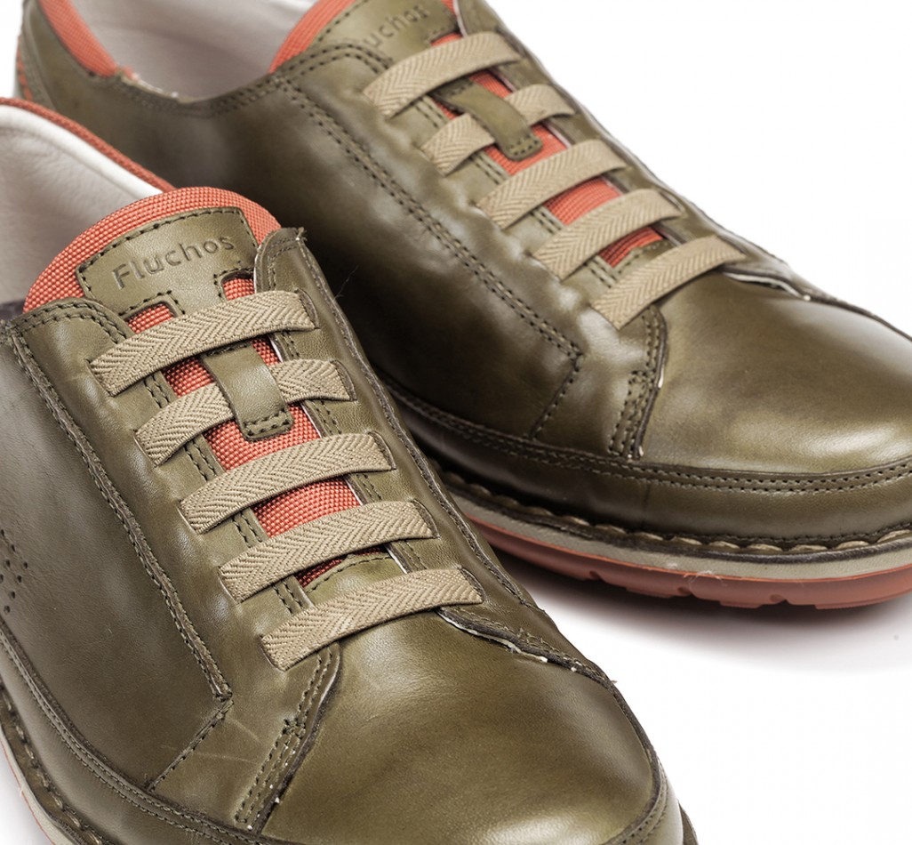 ALFA F0789 Zapato de Cordones Verde