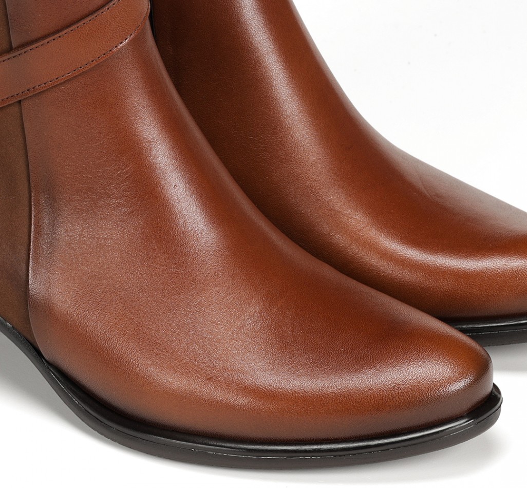 ALEGRIA D7232 Brown Ankle Boot