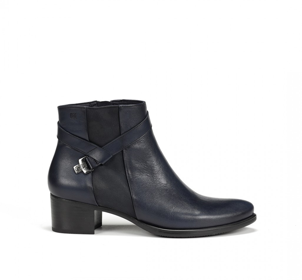ALEGRIA D7232 Blue Ankle Boot
