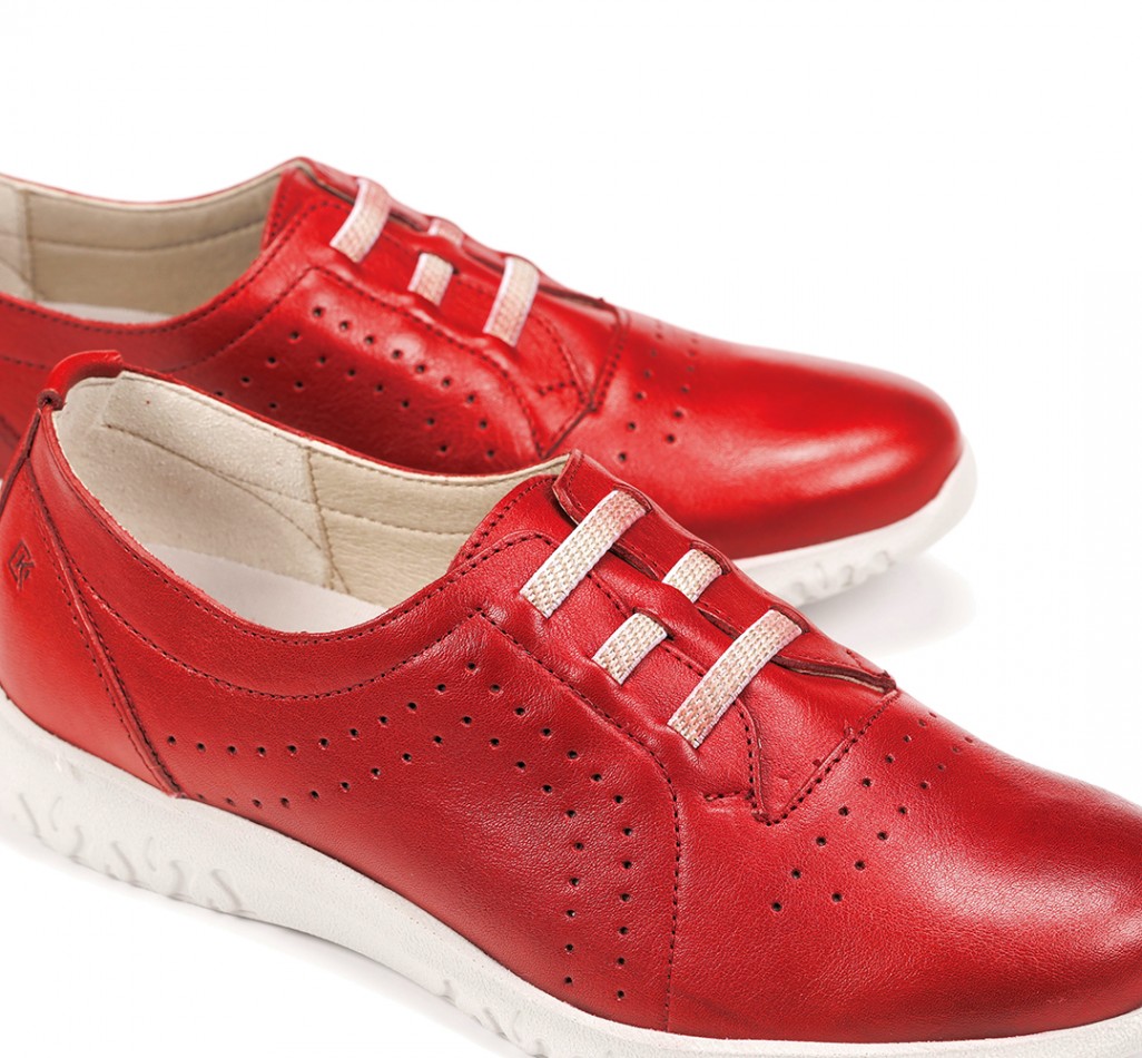 SILVER D8229 Roter Turnschuhe