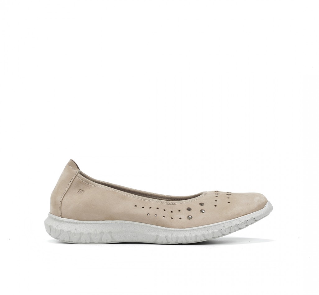 SILVER D8228 Taupe Turnschuhe