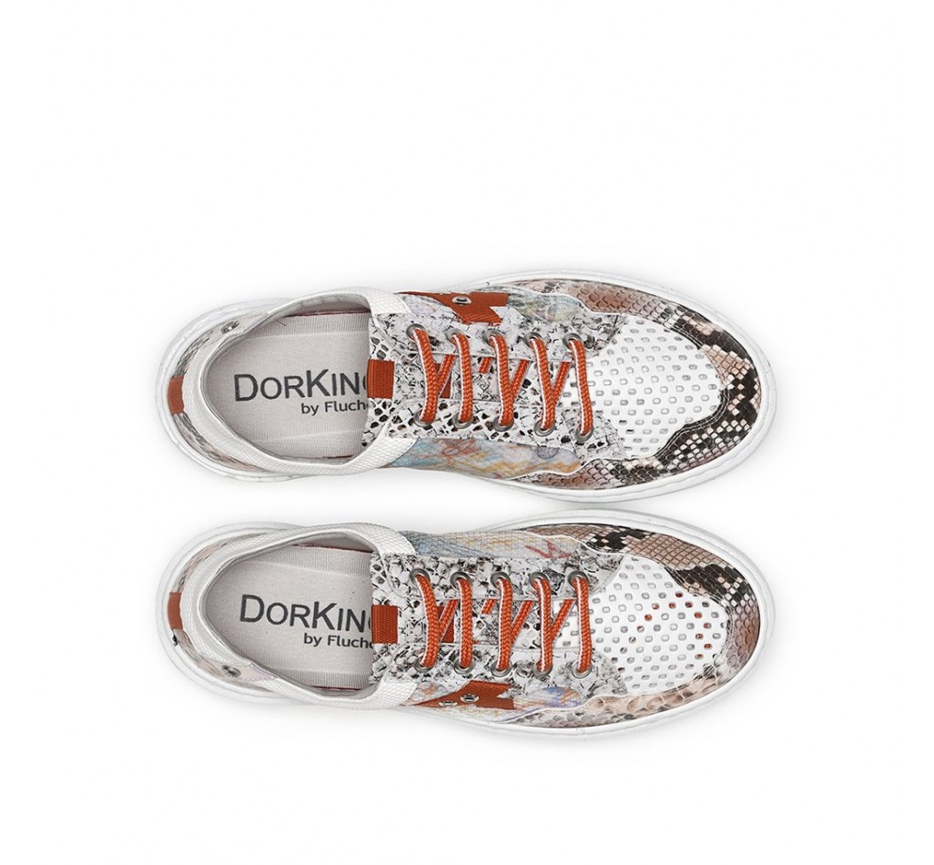 TROZOS D8751 Orange Sneakers