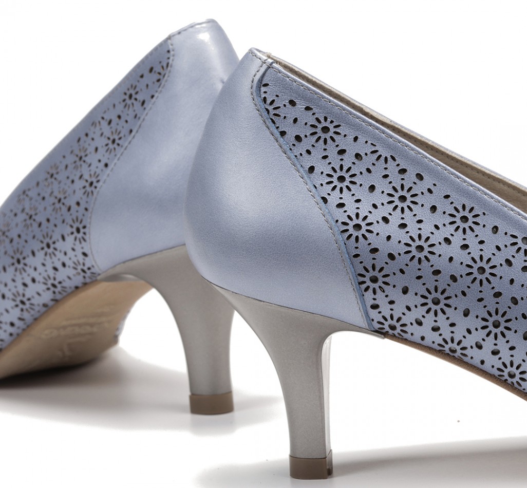 MOON D7815 Blau-attierter Schuh