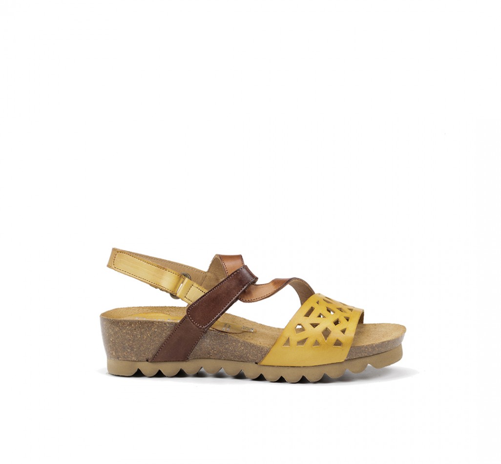 SUMMER D8157 Sandal des gelben Keils
