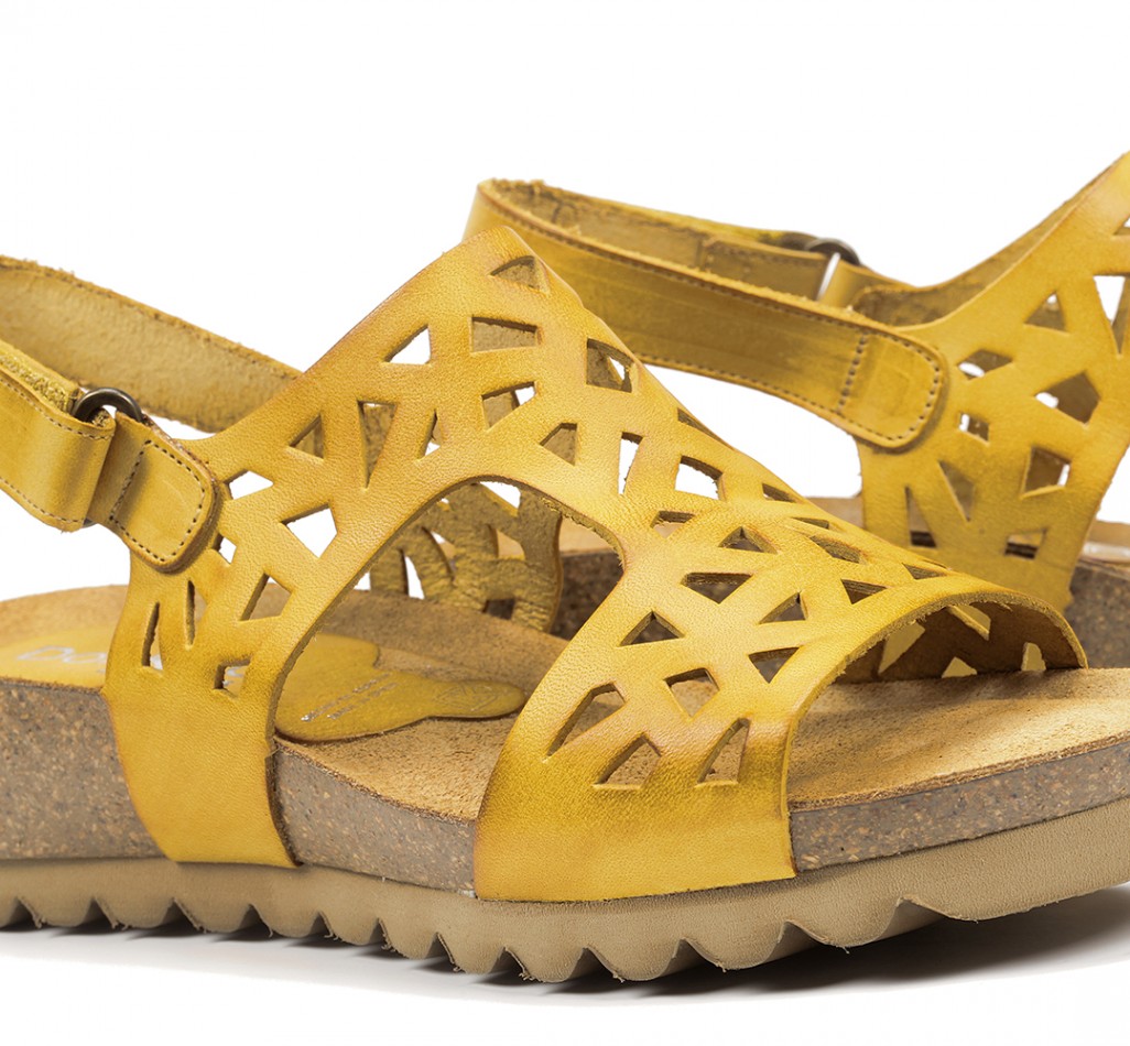 SUMMER D8156 Gelbe Sandale