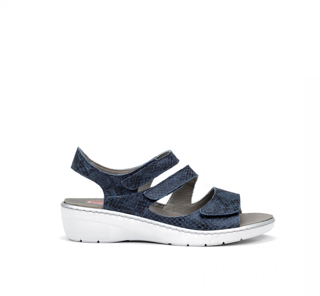 SOLLY F0550 Blaues sandal.